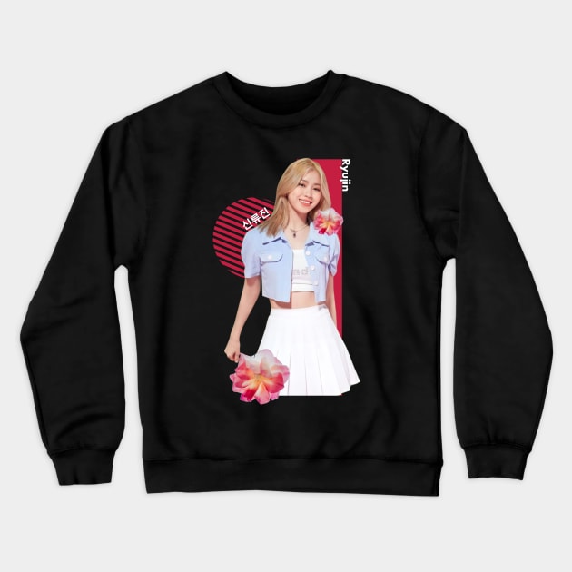 Ryujin Itzy Crewneck Sweatshirt by littlefrog